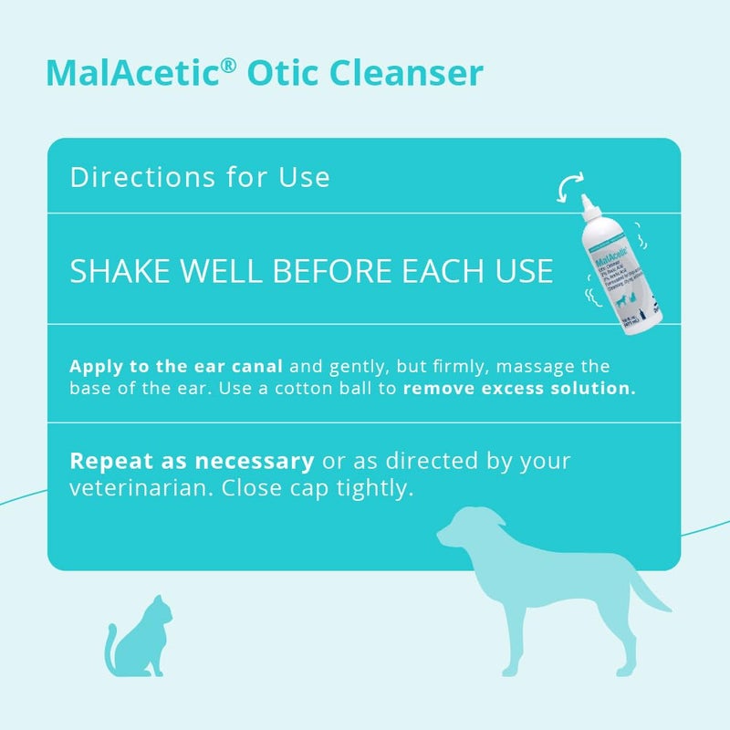 SPICIXE MalAcetic Otic Cleanser for Dogs and Cats, 16 oz - Image 4
